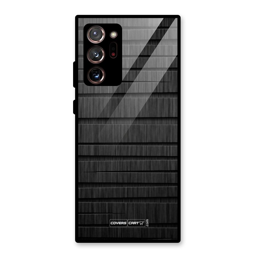Black Abstract Glass Back Case for Galaxy Note 20 Ultra 5G