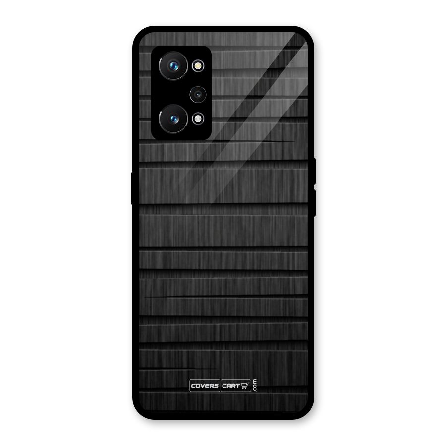 Black Abstract Glass Back Case for Realme GT Neo 3T