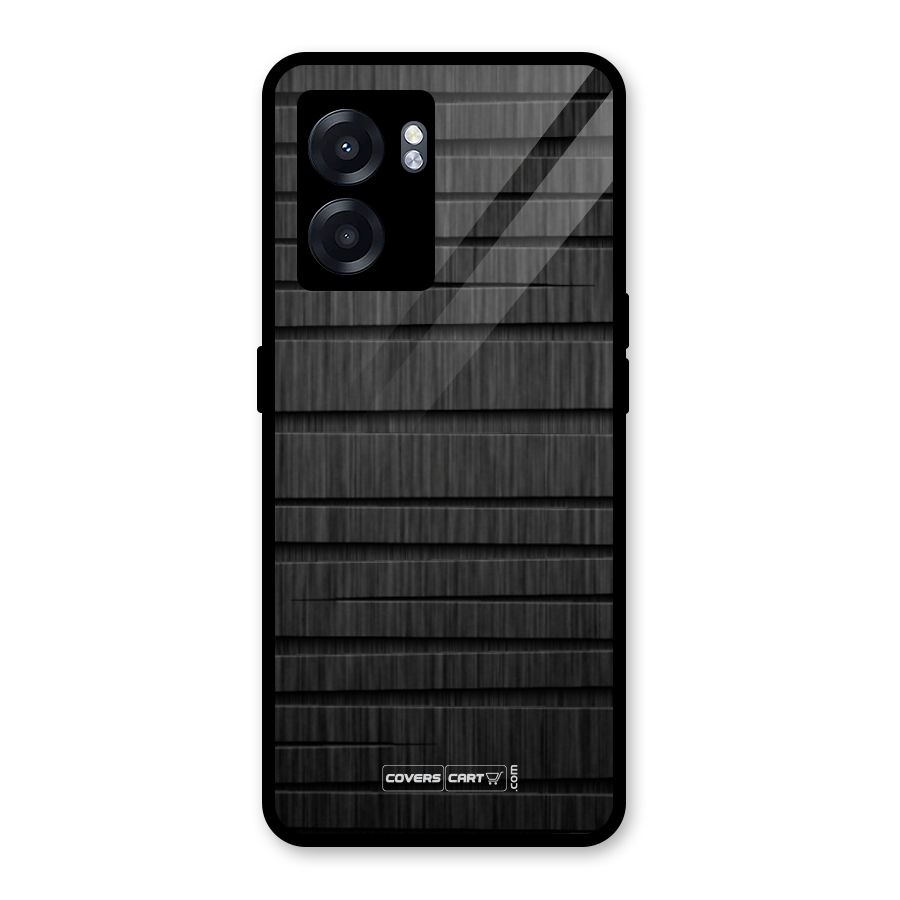 Black Abstract Glass Back Case for Realme Narzo 50 5G