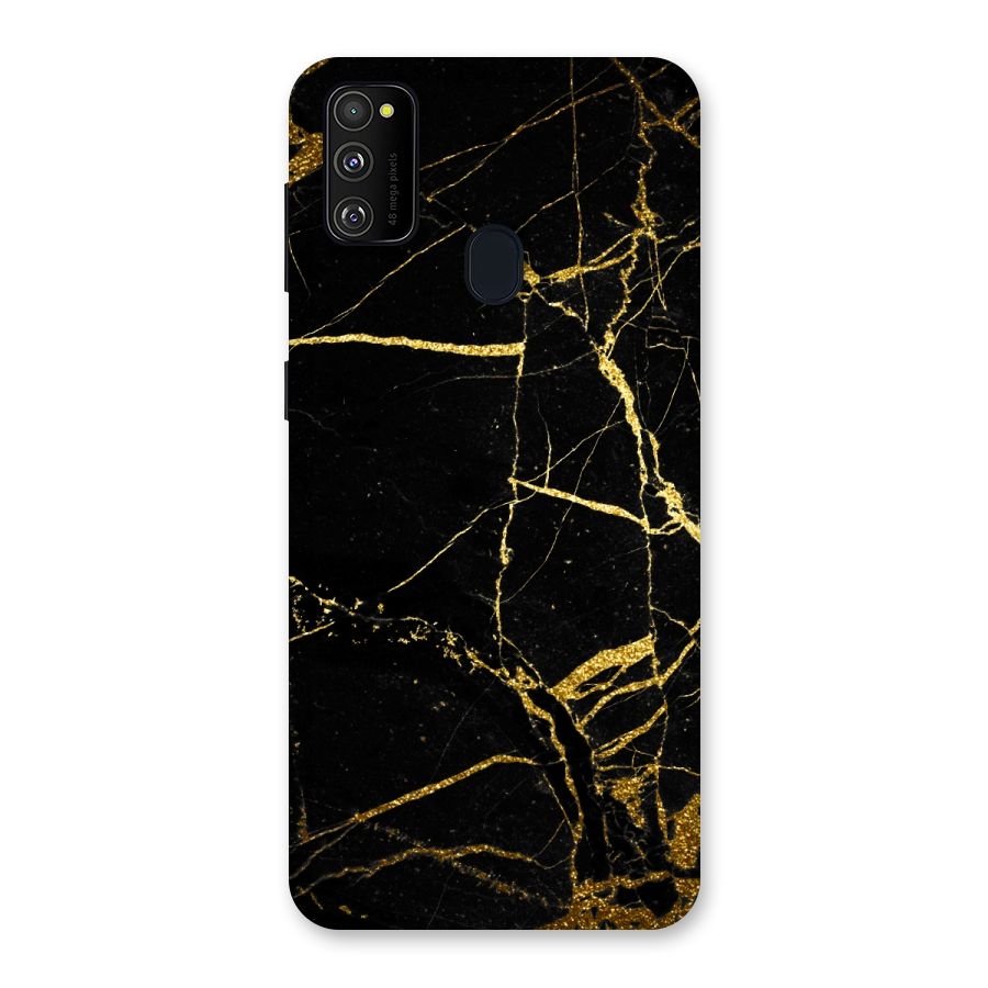 Black And Gold Design Back Case for Galaxy M30s