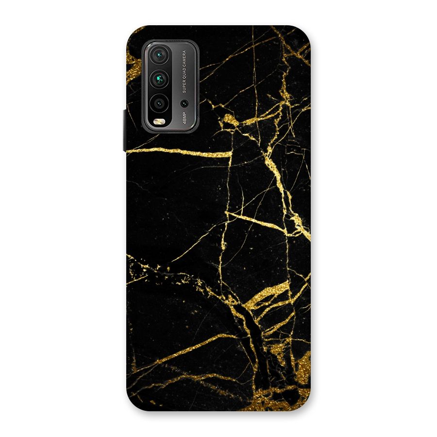 Black And Gold Design Back Case for Redmi 9 Power