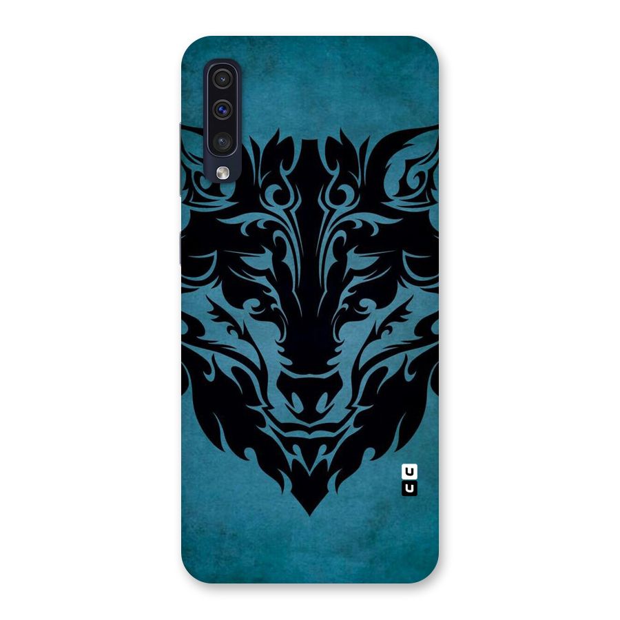 Black Artistic Wolf Back Case for Galaxy A50s