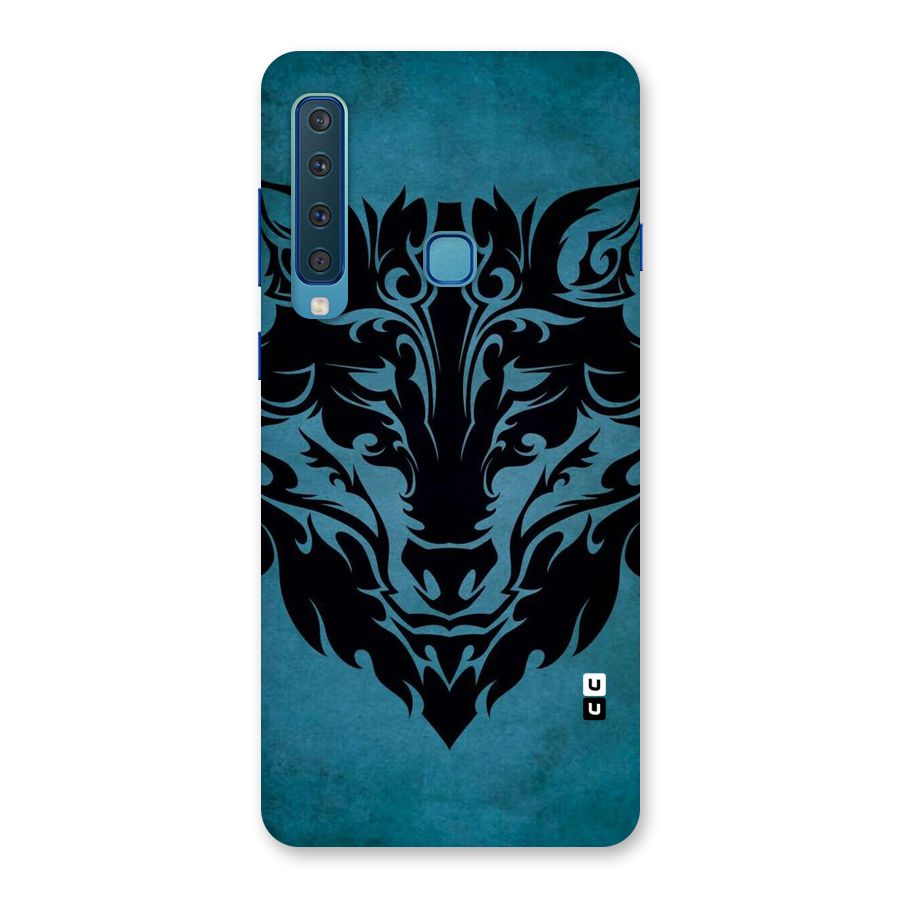 Black Artistic Wolf Back Case for Galaxy A9 (2018)