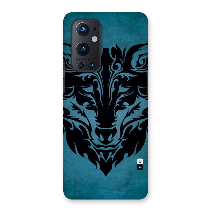 Black Artistic Wolf Back Case for OnePlus 9 Pro