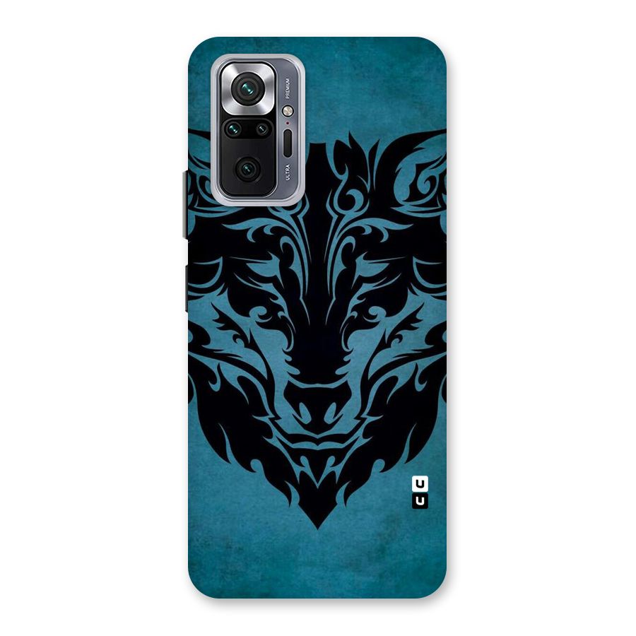 Black Artistic Wolf Back Case for Redmi Note 10 Pro Max