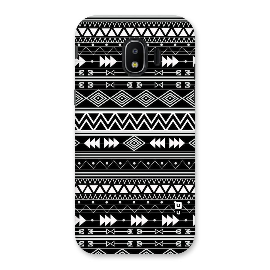 Black Aztec Creativity Back Case for Galaxy J2 Pro 2018