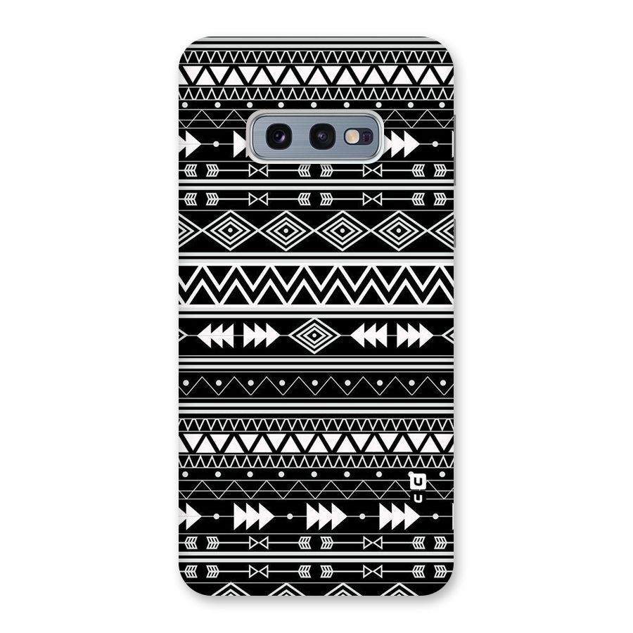 Black Aztec Creativity Back Case for Galaxy S10e