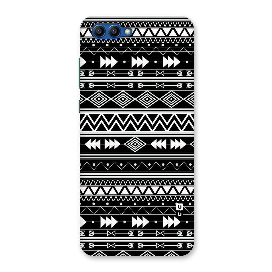 Black Aztec Creativity Back Case for Honor View 10
