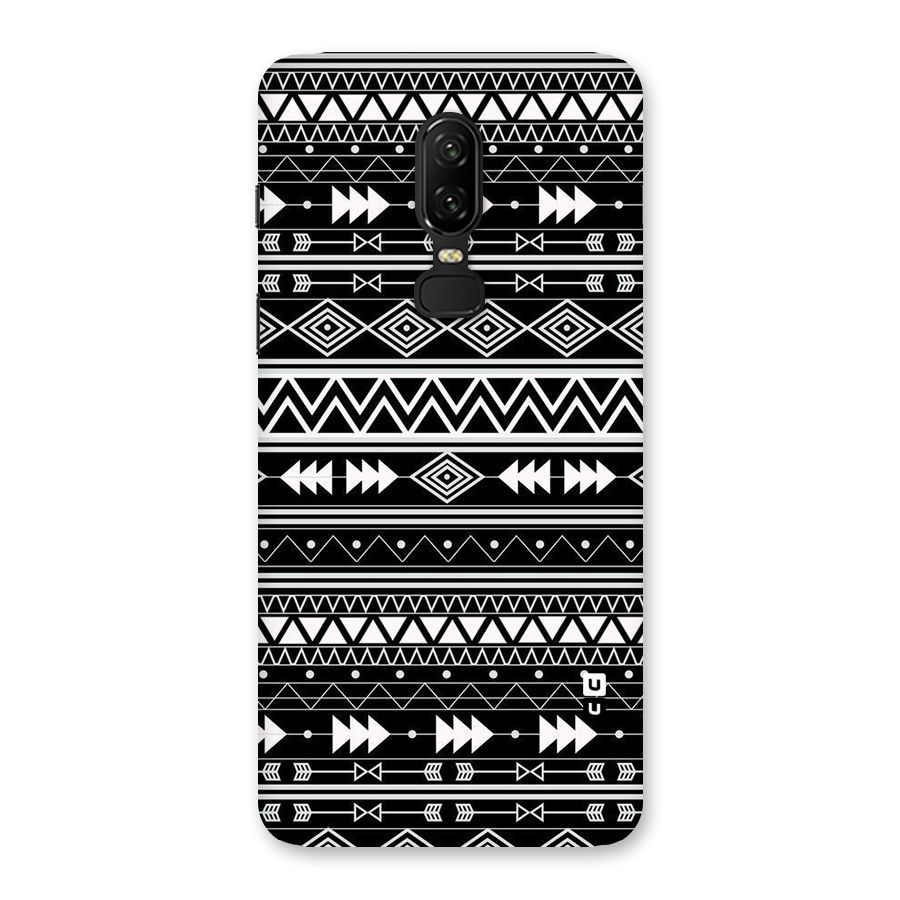 Black Aztec Creativity Back Case for OnePlus 6