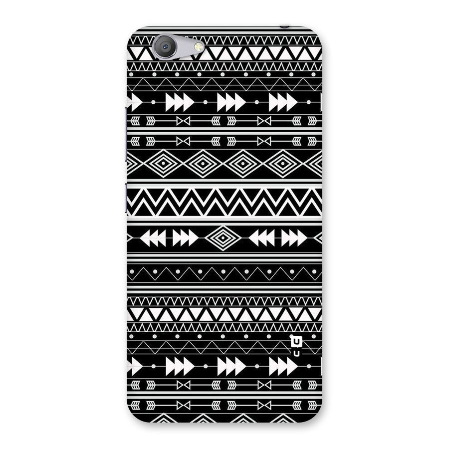 Black Aztec Creativity Back Case for Vivo Y53