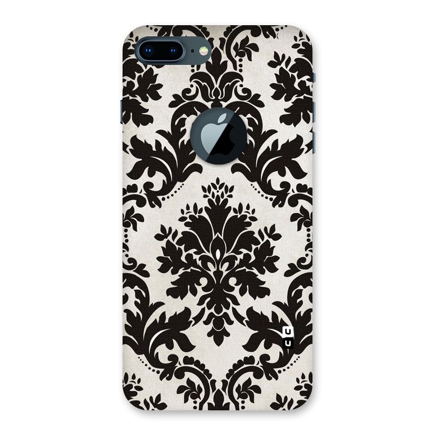Black Beauty Back Case for iPhone 7 Plus Logo Cut