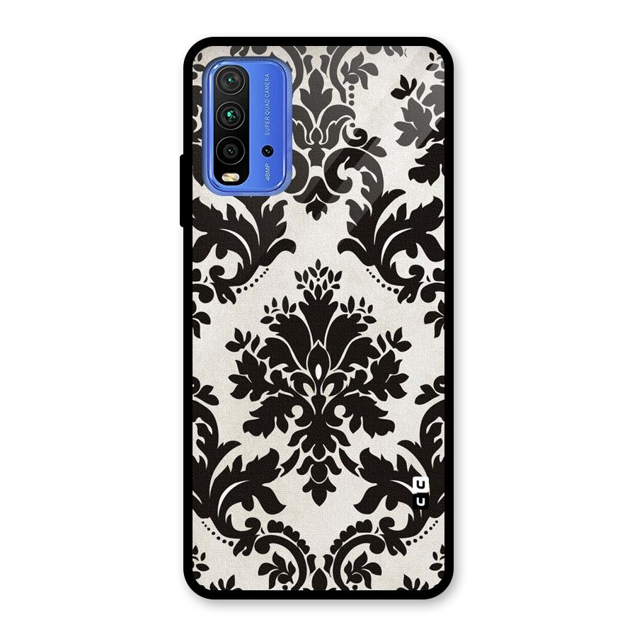 Black Beauty Glass Back Case for Redmi 9 Power