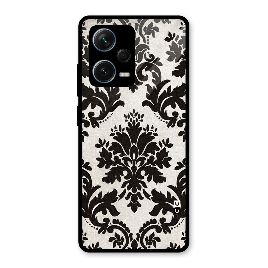 Black Beauty Glass Back Case for Redmi Note 12 Pro Plus 5G