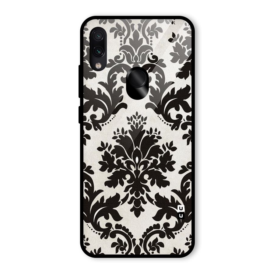 Black Beauty Glass Back Case for Redmi Note 7 Pro