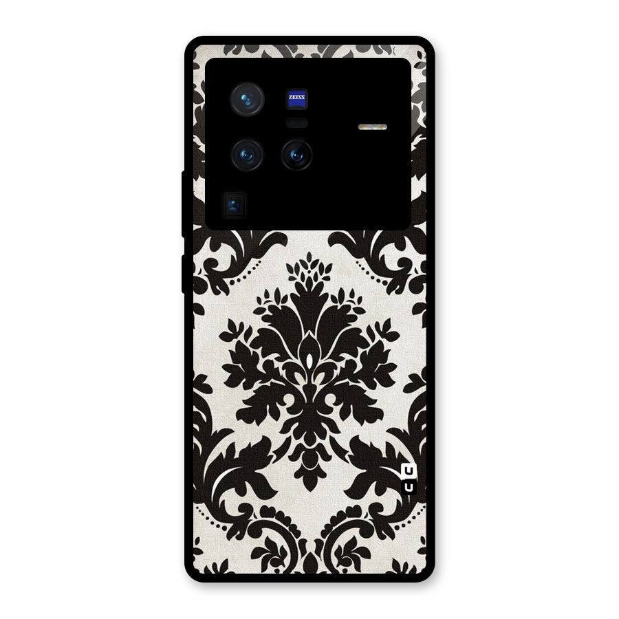 Black Beauty Glass Back Case for Vivo X80 Pro