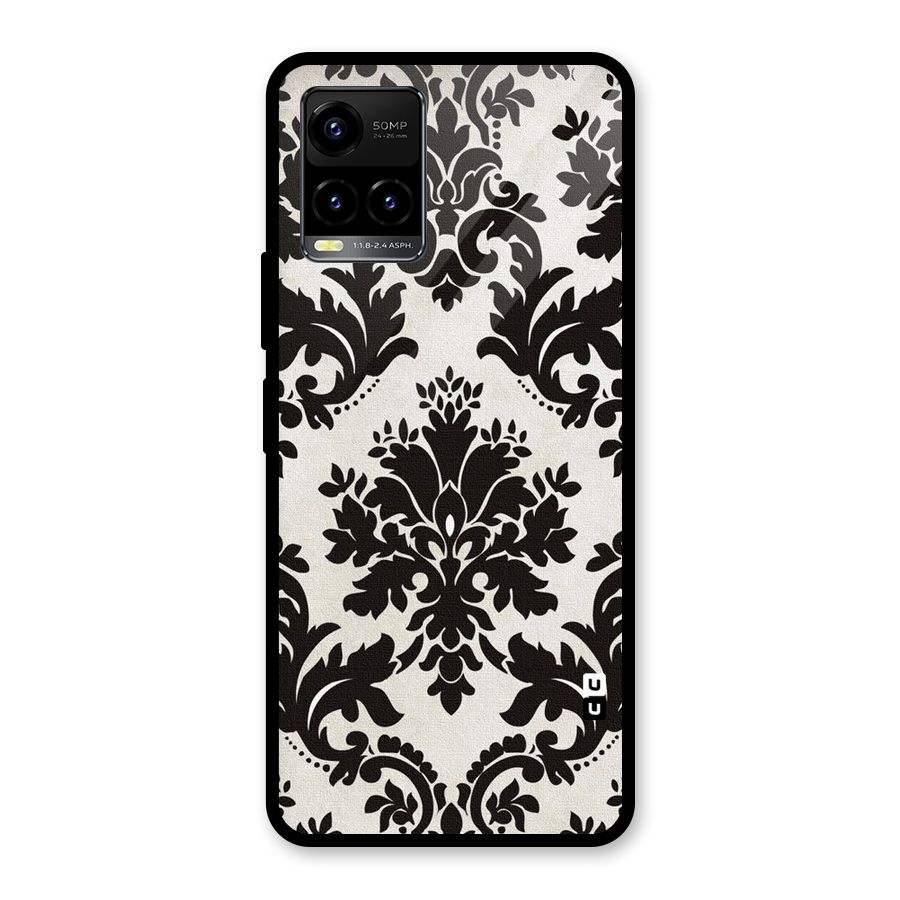 Black Beauty Glass Back Case for Vivo Y21T