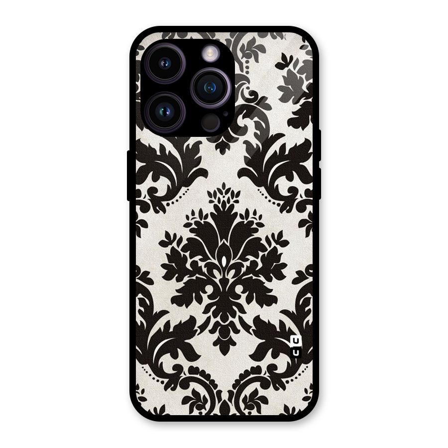 Black Beauty Glass Back Case for iPhone 14 Pro Max