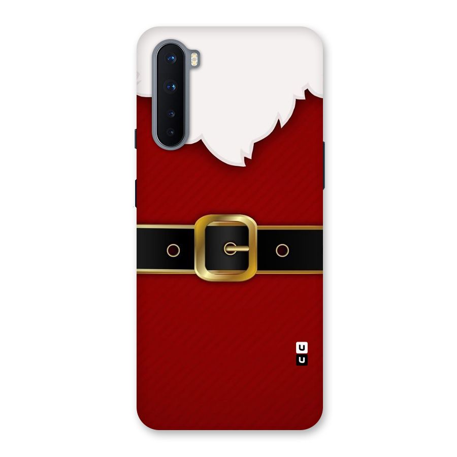 Black Belt Design Back Case for OnePlus Nord