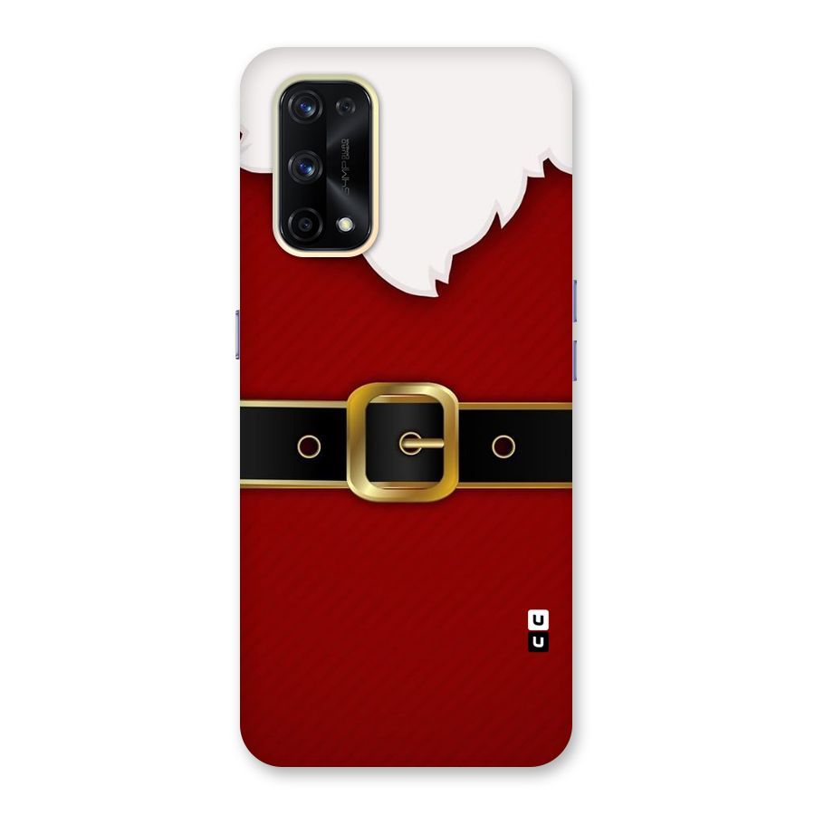 Black Belt Design Glass Back Case for Realme X7 Pro