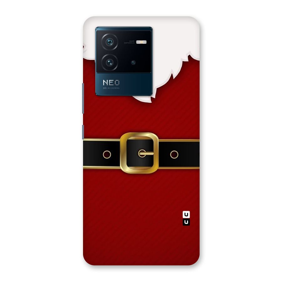 Black Belt Design Back Case for Vivo iQOO Neo 6 5G