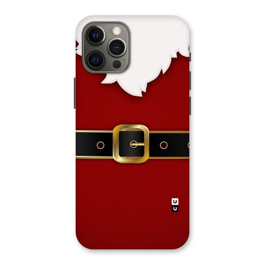 Black Belt Design Back Case for iPhone 12 Pro Max