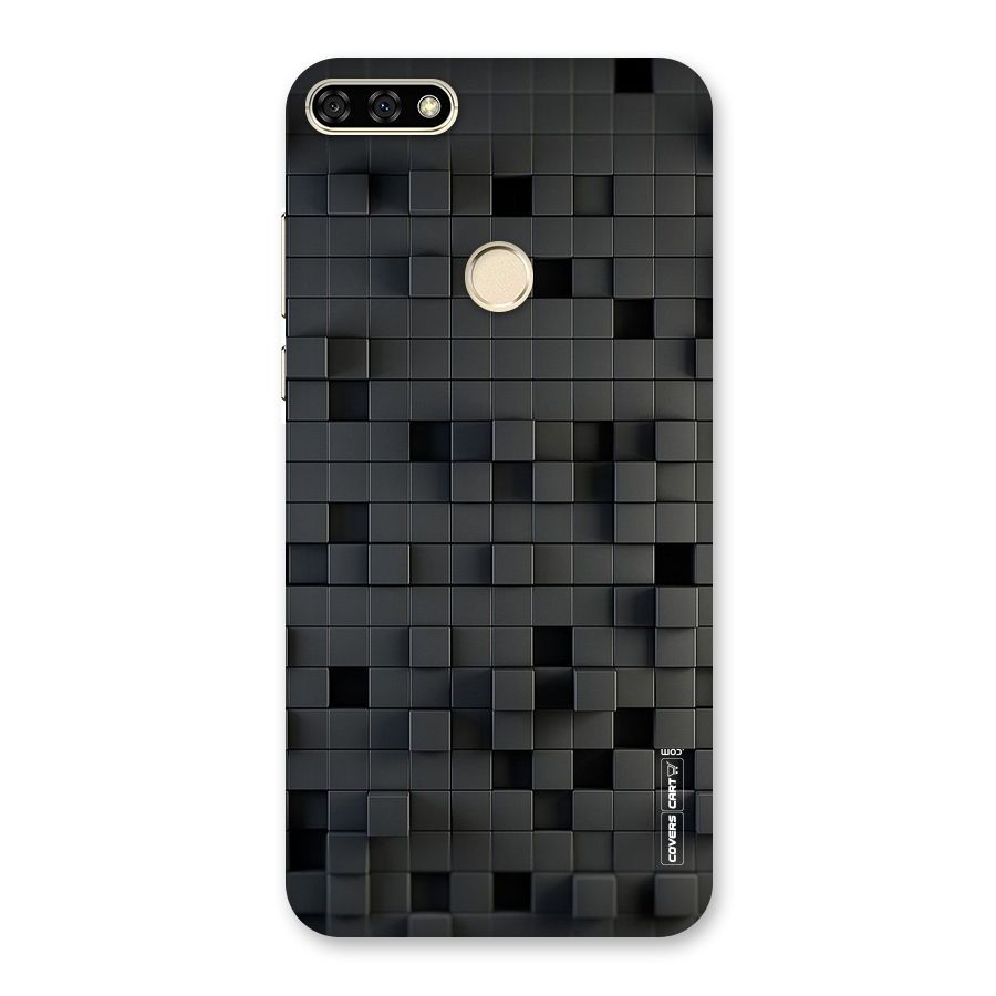 Black Bricks Back Case for Honor 7A