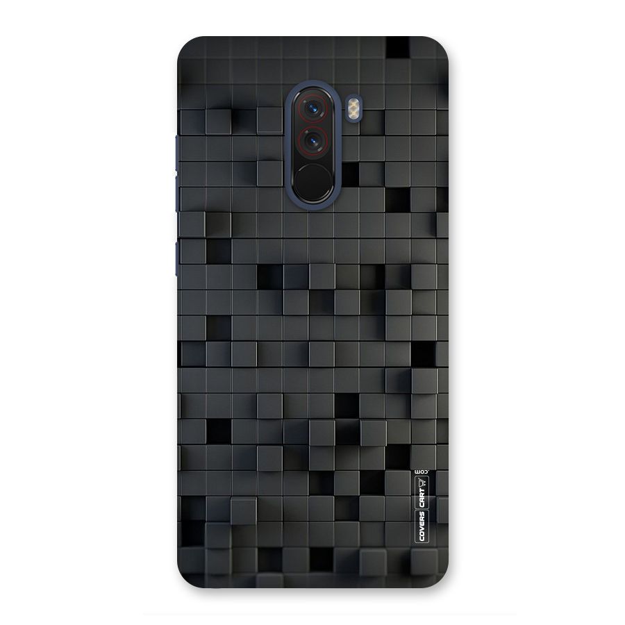 Black Bricks Back Case for Poco F1