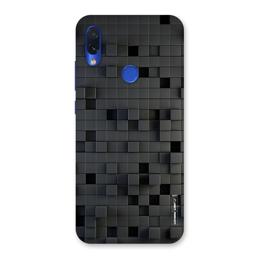 Black Bricks Back Case for Redmi Note 7