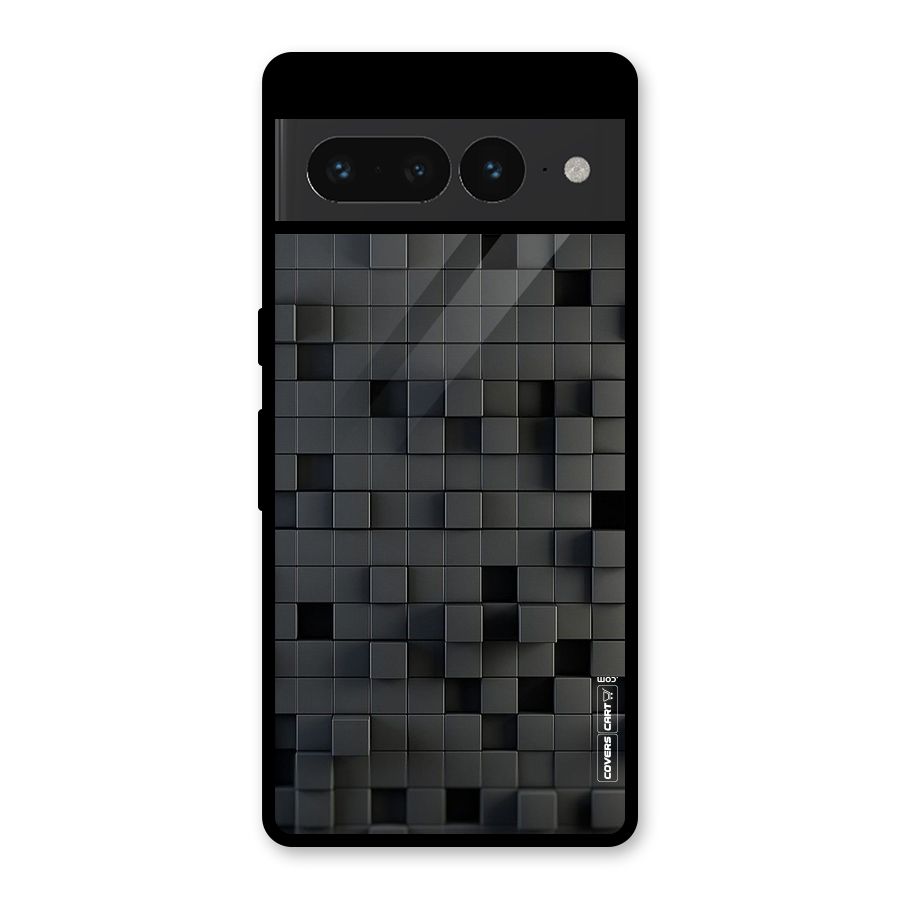 Black Bricks Glass Back Case for Google Pixel 7 Pro