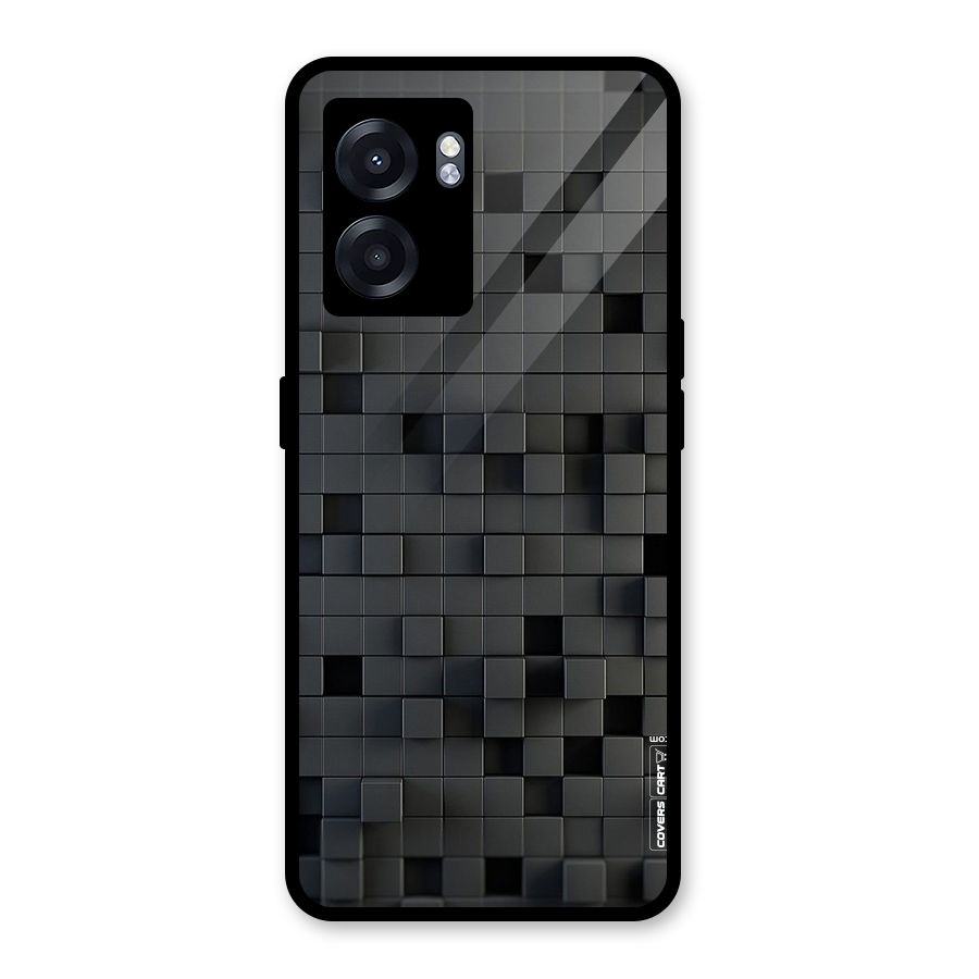 Black Bricks Glass Back Case for Realme Narzo 50 5G