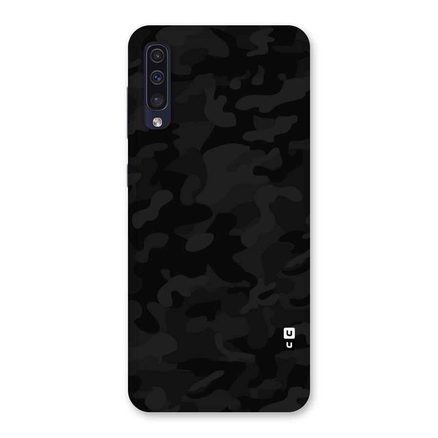 Black Camouflage Back Case for Galaxy A50s