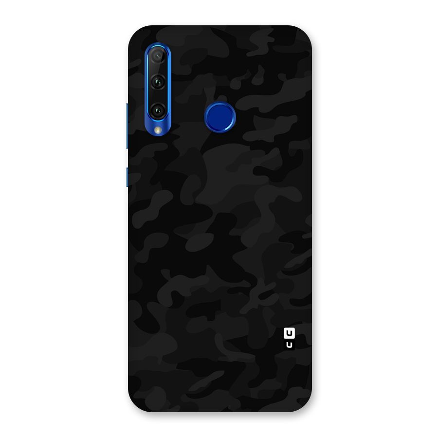 Black Camouflage Back Case for Honor 20i