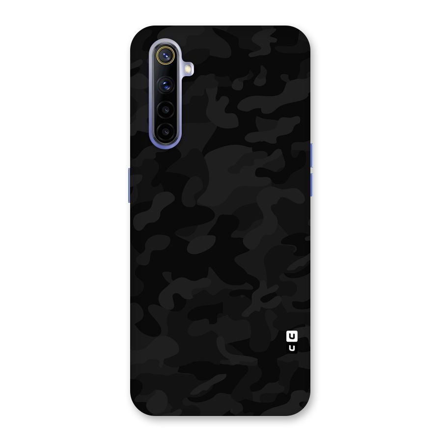 Black Camouflage Back Case for Realme 6