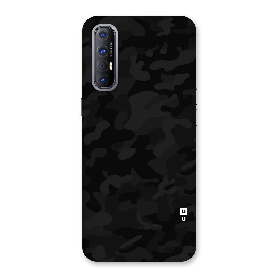Black Camouflage Back Case for Reno3 Pro