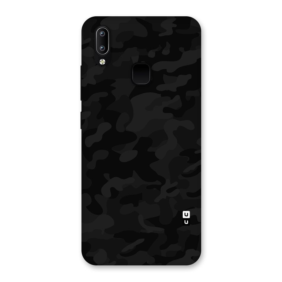 Black Camouflage Back Case for Vivo Y95