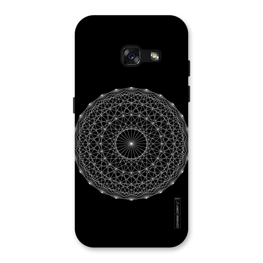 Black Clipart Back Case for Galaxy A3 (2017)