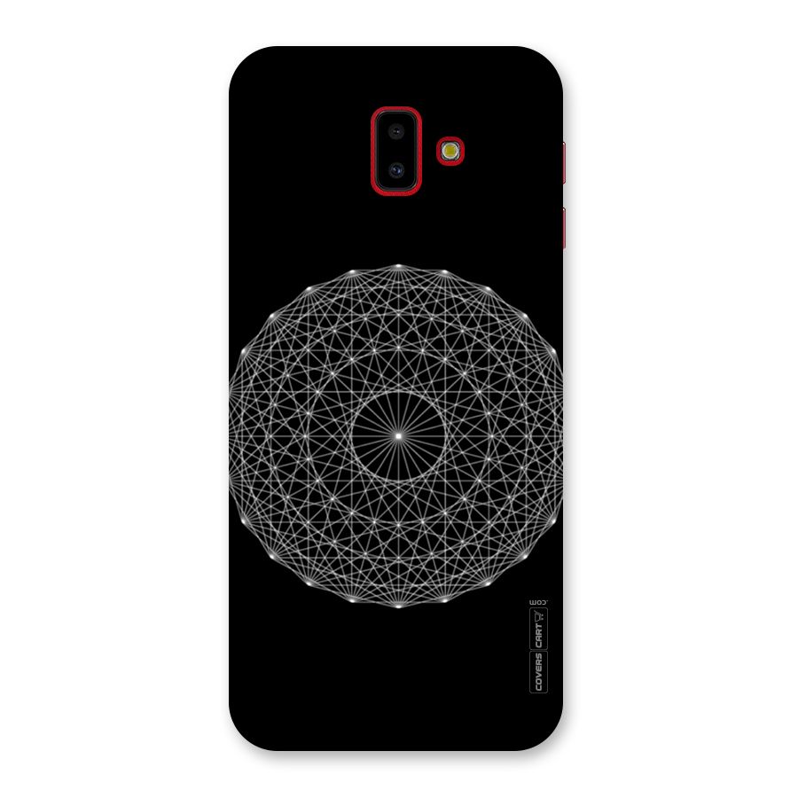 Black Clipart Back Case for Galaxy J6 Plus