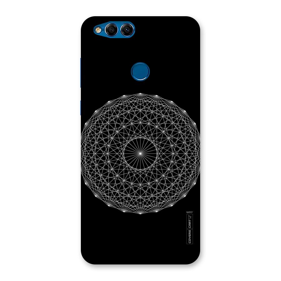 Black Clipart Back Case for Honor 7X