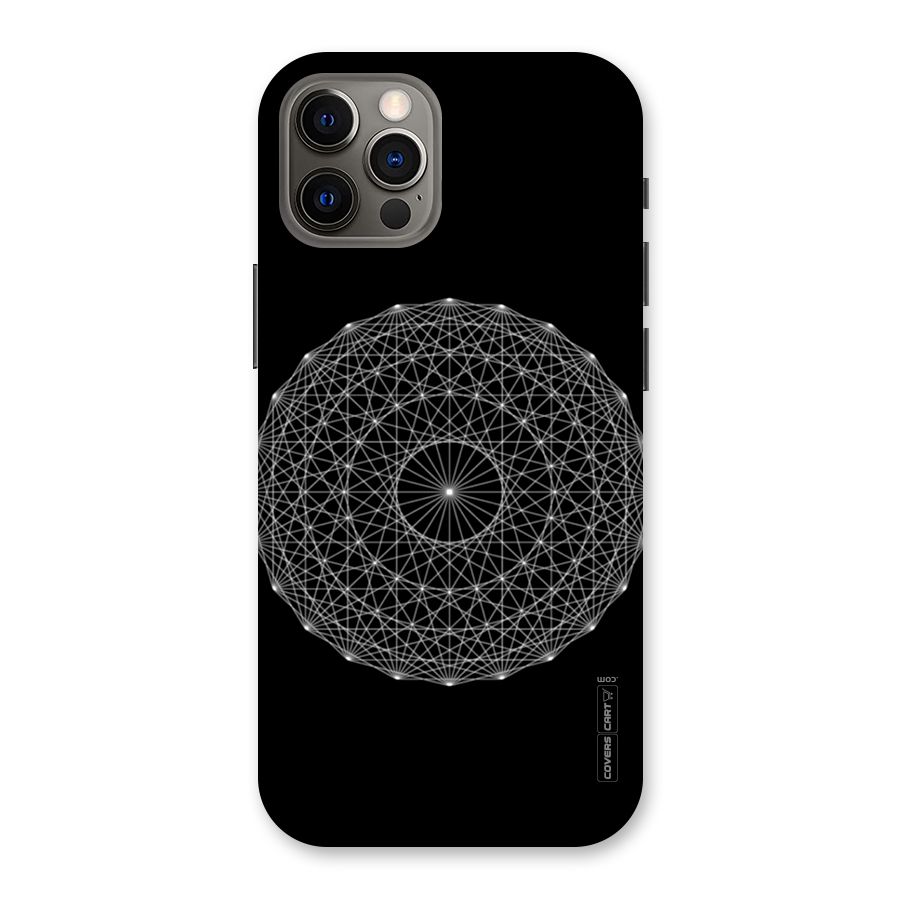 Black Clipart Back Case for iPhone 12 Pro