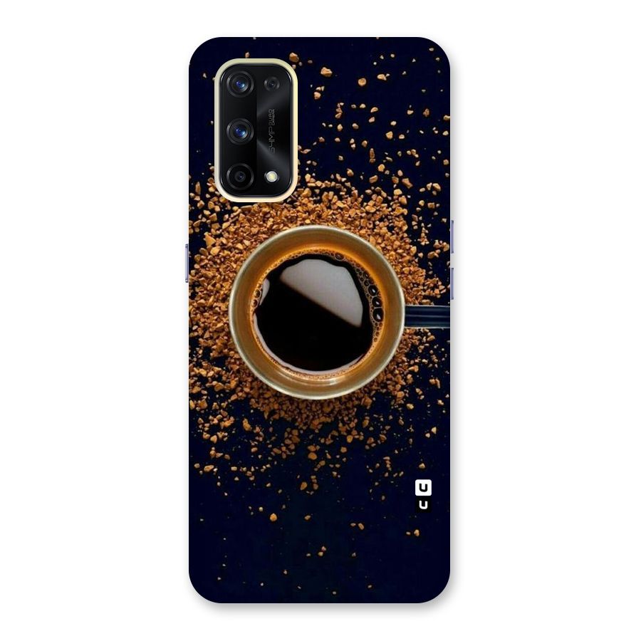 Black Coffee Glass Back Case for Realme X7 Pro