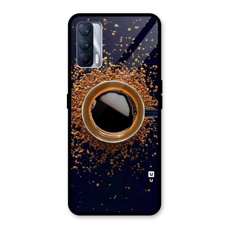 Black Coffee Glass Back Case for Realme X7