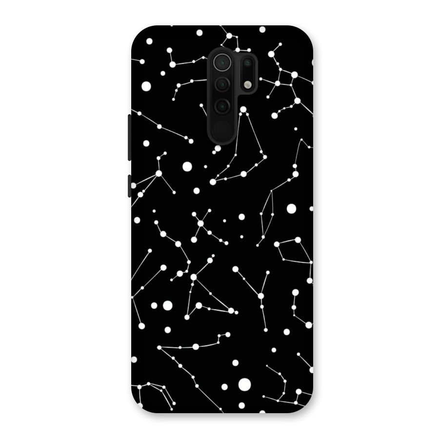 Black Constellation Pattern Back Case for Poco M2