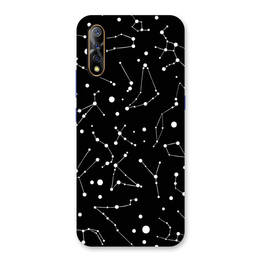 Black Constellation Pattern Back Case for Vivo S1