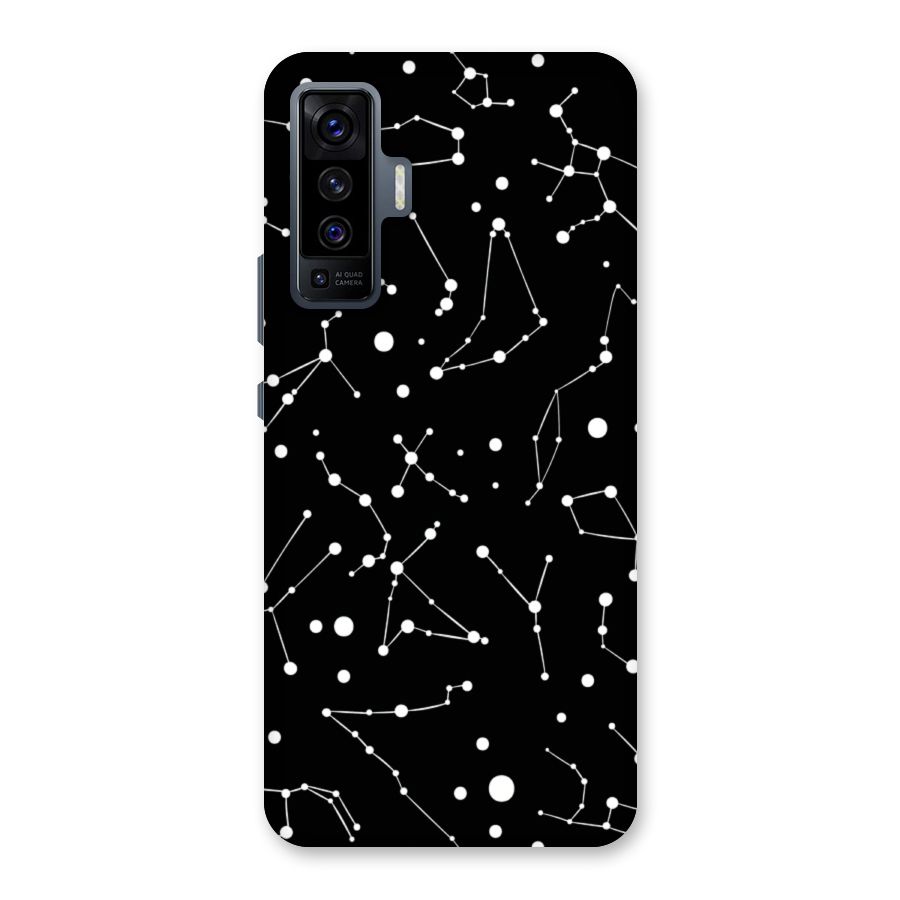 Black Constellation Pattern Back Case for Vivo X50