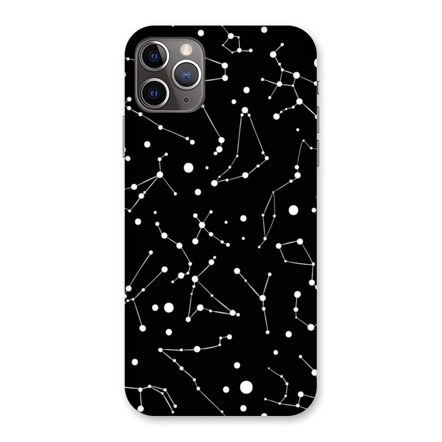 Black Constellation Pattern Back Case for iPhone 11 Pro Max
