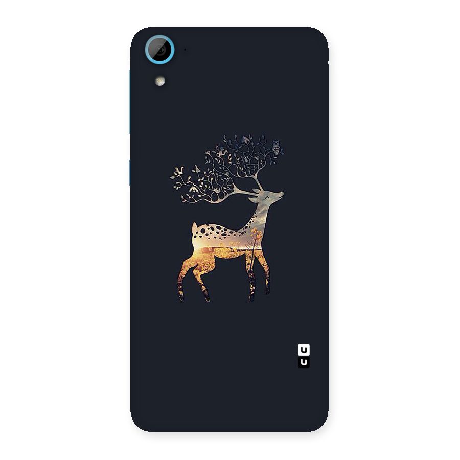 Black Deer Back Case for HTC Desire 826