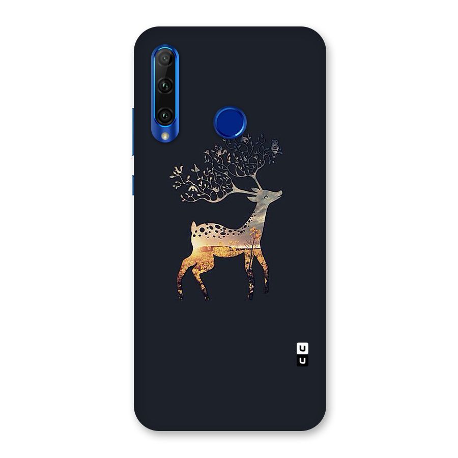 Black Deer Back Case for Honor 20i
