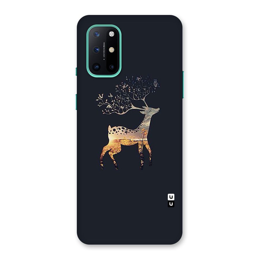 Black Deer Back Case for OnePlus 8T