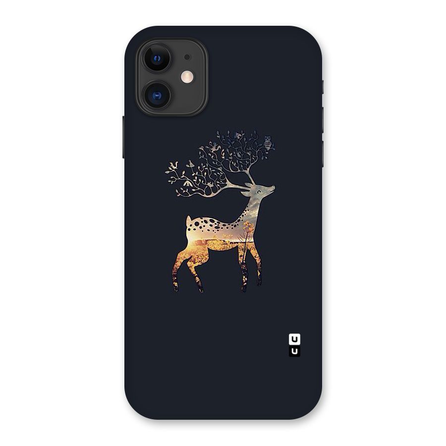 Black Deer Back Case for iPhone 11