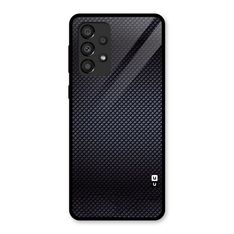Black Diamond Glass Back Case for Galaxy A33 5G